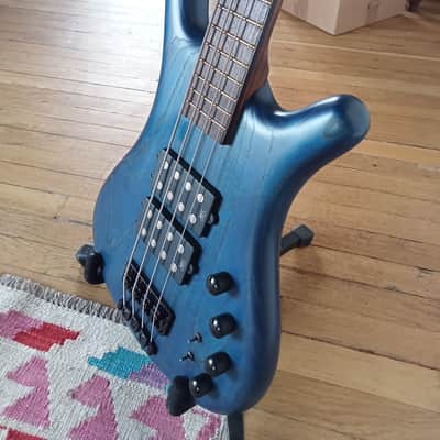 Warwick German Pro Series GPS Corvette $$ 2010s - ocean blue oil image 8