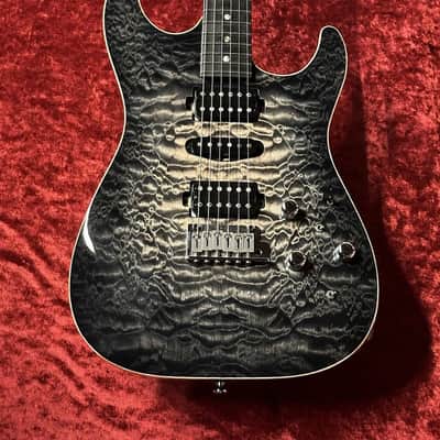 T's Guitars DST-22 Piezo "AAAAA Quilt Maple Top,Roasted Falme Neck!!"【USED】 [Made in Japan] [GSB019] image 4