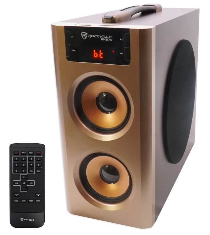 Rockville RHB70 Home Theater Compact Powered Speaker System w/ Bluetooth/USB/FM image 1