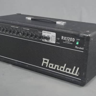 Randall RX120RH 2-Channel 120-Watt Solid State Guitar Amp Head with Spring Reverb 2010s - Black image 4