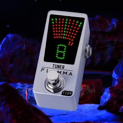 FLAMMA Tuner Pedal FC04 Chromatic Guitar Tuner Pedal, Tuning Pedal for High Precision 1 Cent with Pitch Indicator for Guitar and Bass, True Bypass image 9