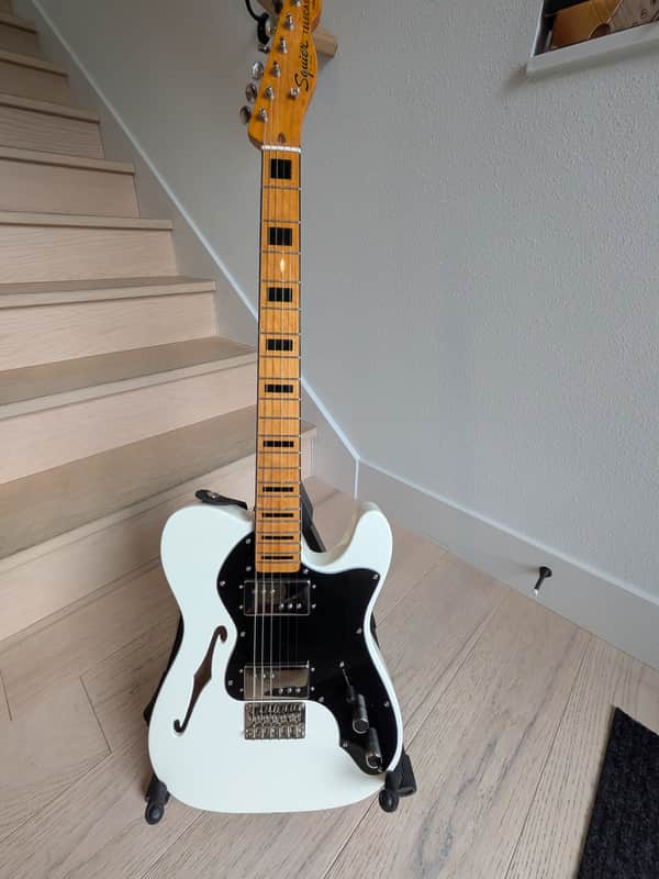 Squier 2021 Classic Vibe 70s Thinline Telecaster Hollow Body Electric Guitar image 1