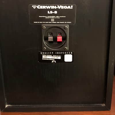 Pair of Cerwin-Vega LS-8 2 Way Speakers No Rot NICE! Made In USA image 4