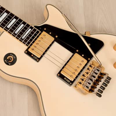 1989 Burny LC-100YS Yasu Signature Vintage Guitar Snow White w/ Tremolo & Case, Japan Fernandes image 7