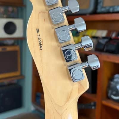 2001 Fender American ’90s Telecaster Thinline SOT Sunset Orange Transparent w/ Hipshot B/G Bender & Drop-D + G&G Case image 9