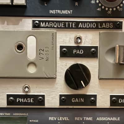 Marquette Audio/Telefunken Stereo racked v-72 modules 2000’s - Silver image 1