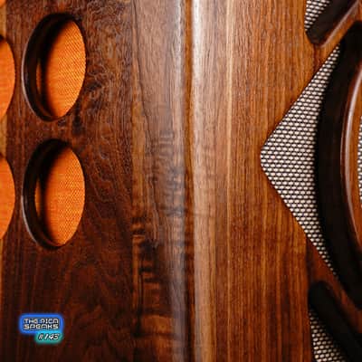 1x12 Cab | Walnut "Sunflower" | Loaded: Jensen P12R Alnico 8ohm 25watts | #143 image 4