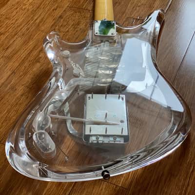 Very Rare 1990's Japanese Teisco Spectrum 5 Acrylic with OHSC. 100 built Worldwide image 20