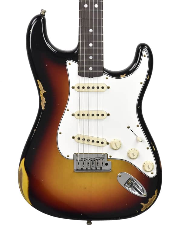 Fender Custom Shop Strat Pro 2025 Relic in 3-Color Sunburst image 1