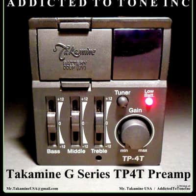 Takamine G Series TP4T Preamp / NOS / Original Revision / Authorized Dealer image 3