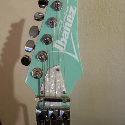 Ibanez JEM70V-SFG Steve Vai Signature with Panga Panga Fretboard 2018 - Sea Foam Green image 3