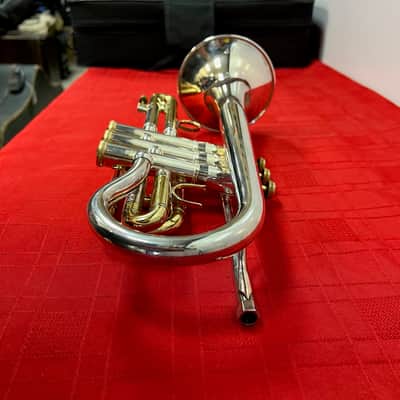 Used RS Berkeley Silver Bb Cornet with Original Case & Mouthpiece image 11