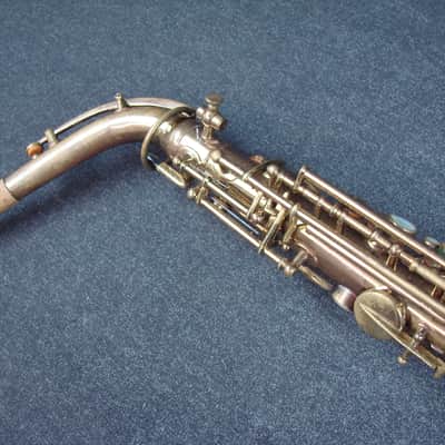 Vintage M.J. Kalashen The Yankee Alto Saxophone Made In USA w/ Case image 7