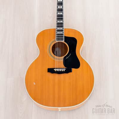 1978 Guild F-50 Jumbo Acoustic Guitar Blonde w/ Case, Westerly USA image 2