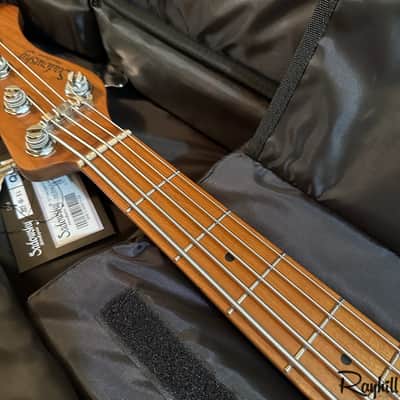 Sadowsky 2023 SMX MetroExpress Hybrid PJ 5-String Blue Electric Bass Guitar image 9