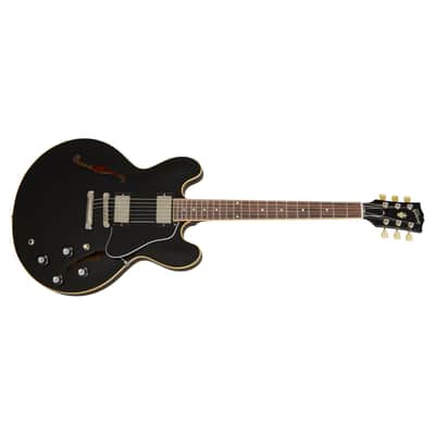 Gibson ES-335 Semi-Hollow Guitar - Vintage Ebony image 3