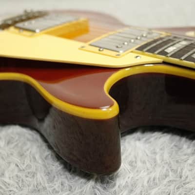 1990 made Greco EG-550 LP Standard   Old Cherry SB Bolt on Neck/Screamin Pickup Fujigen Factory Made in Japan image 7