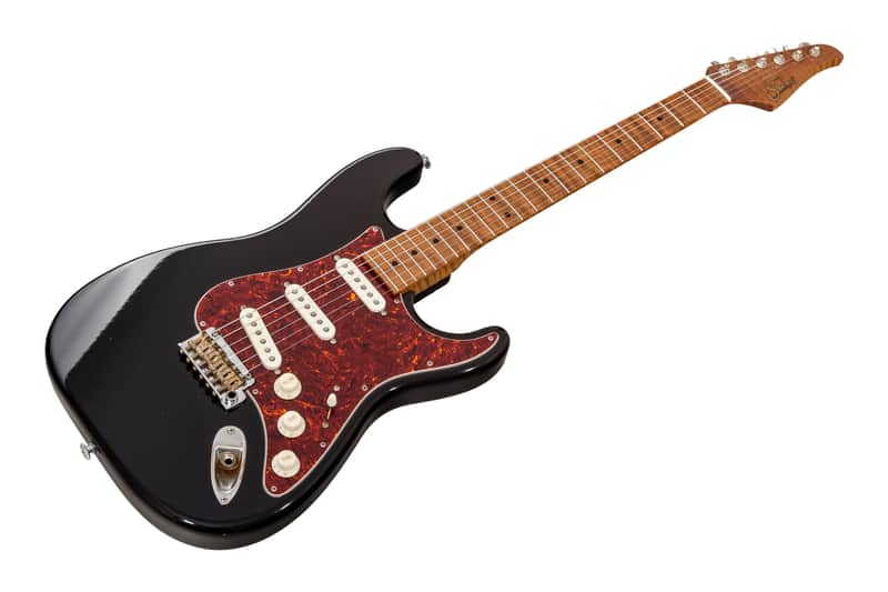 Suhr Classic S Antique SSS Custom Ltd Roasted Flamed Maple BK | Reverb