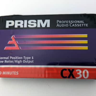 Sealed Prism Professional 30 Minutes CX30 Type 1 Normal Position Blank Cassette Tape image 6