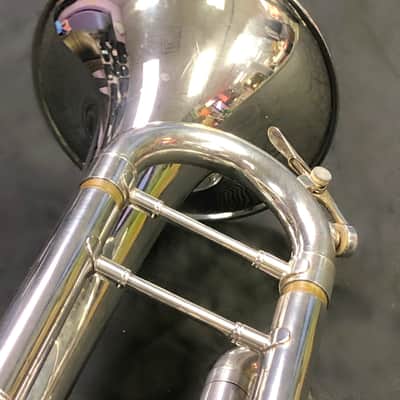 King SB12 System Blue Marching Trumpet Silver-Plated image 10