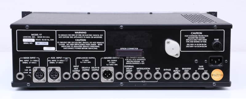 Lexicon Super Prime Time Model 97 Programmable Digital Delay Processor image 2