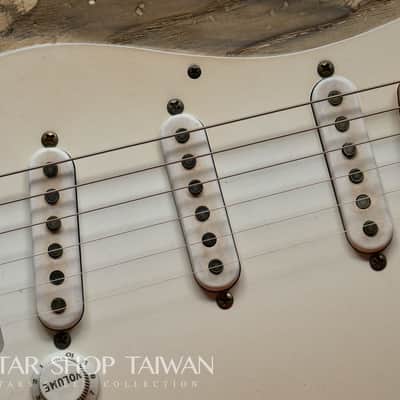 Fender Custom Shop John Cruz 1955 Hardtail Stratocaster Heavy Relic-White Blonde image 11