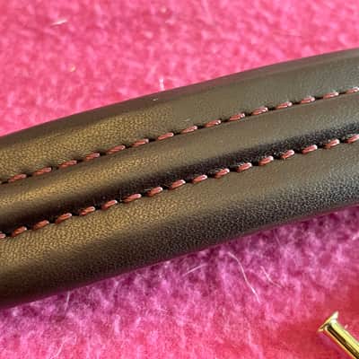 NOS leather guitar case handle for Hiscox Calton mark leaf skb gator crossrock image 11