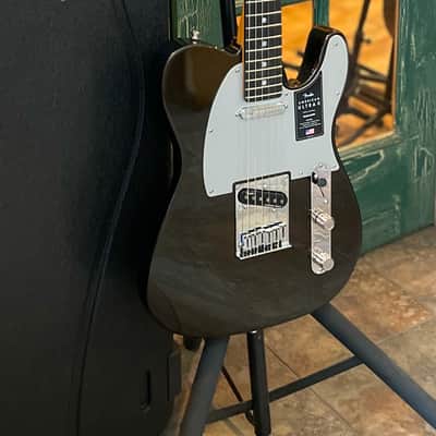 Fender American Ultra II Telecaster SS Electric Guitar in Texas Tea Burst w Case image 3