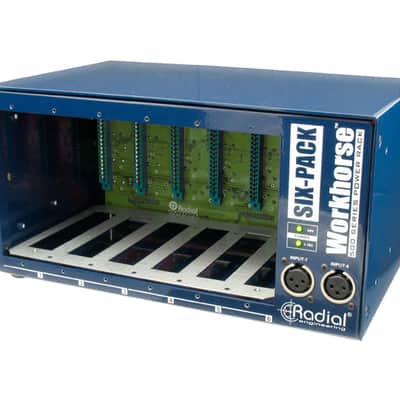 Radial Six Pack 6-Slot 500 Series Desktop Power Rack PROAUDIOSTAR image 1