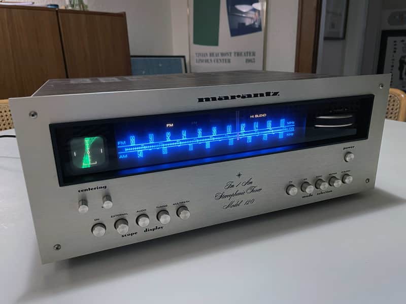 NICE Marantz 120 Oscilloscope Scope Stereo AM/FM Tuner Vintage