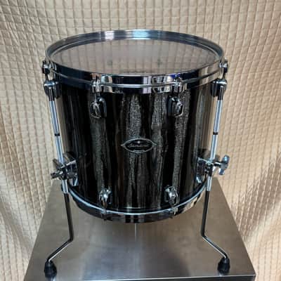 Tama Starclassic Walnut Birch 14” x 12” Floor Tom Black Clouds & Silver Lining image 7