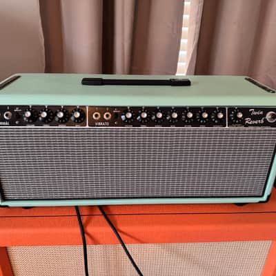 Fender Twin Reverb 2-Channel 135-Watt 2x12" Guitar Combo 1977 - 1981 - Silverface image 2