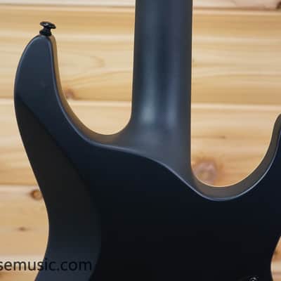 ESP LTD MH-1000 Baritone Left Handed - Black Satin image 8