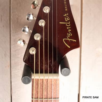 Fender California Malibu Custom Art Guitar Player w/gig bag image 3