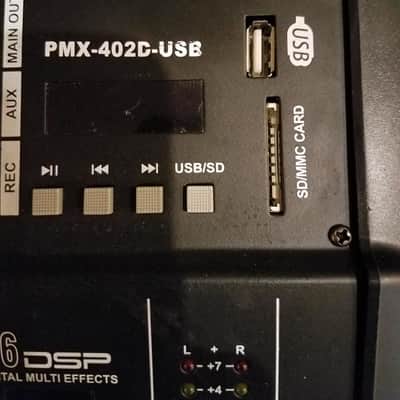 PMX402D-USB 4 Channel Professional Powered DJ  Mixing Amplifier image 5