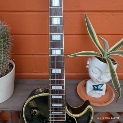 Aria LC-500 Les Paul Custom 1976 - Black/Ebony image 4