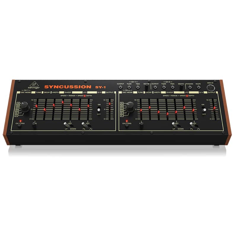 Behringer SYNCUSSION SY-1 Classic Dual Analog Percussion Synthesizer image 1