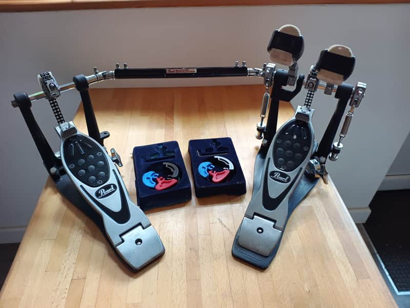 Pearl P2000C PowerShifter Eliminator Chain-Drive Single Bass Drum Pedal 2010s - Chrome / Black image 1