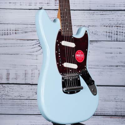 Squier Classic Vibe '60s Mustang Electric Guitar | Sonic Blue image 4