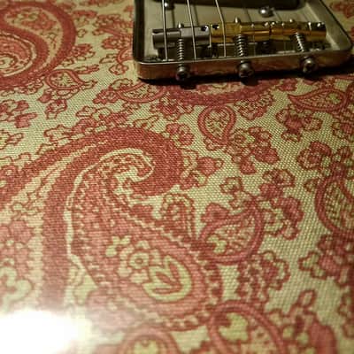 Crook Custom Vintage Pink Paisley Telecaster image 3