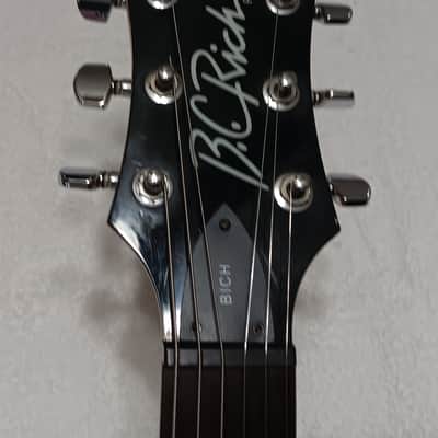 BC Rich  Bich Platinum Series Electric Guitar  - Transparent Blue image 8