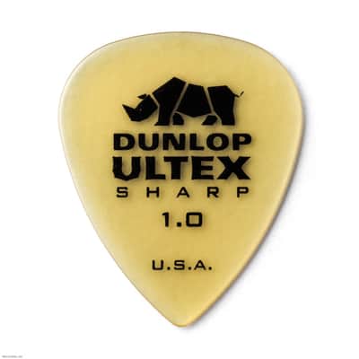 DUNLOP 433P1.0 Ultex Sharp 1.0 (6) Pick Pack image 1