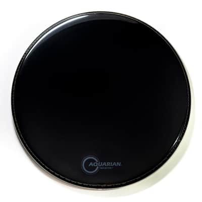 Aquarian Reflector Black Mirror Bass Drumhead 16"