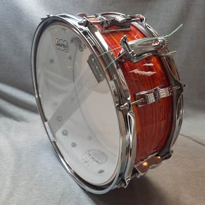 Ludwig USA Legacy Mahogany Jazz Fest 5X14 - Mod Orange image 22