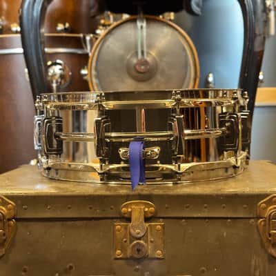 VINTAGE 1970's Ludwig 5x14 Lm400 Supraphonic Snare Drum image 2