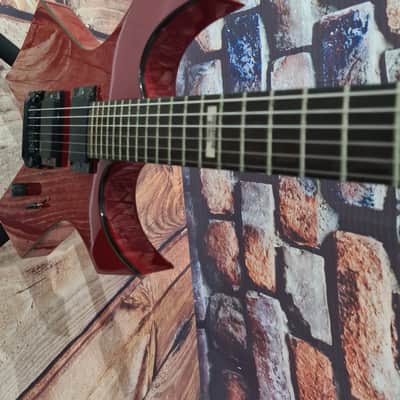 B.C. Rich Mick Thomson "7" Signature NJ Red *RARE* + EMG 81/85 + Hardcase image 8