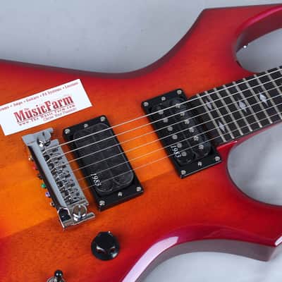 BC Rich NJ Retro Warlock Electric Guitar Sunburst Diamond Inlays Humbucker image 7