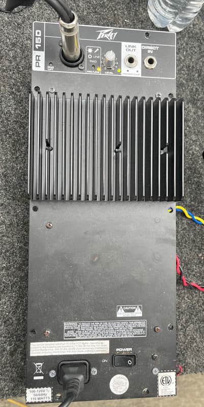 (Used) PEAVEY PR-15D 270w Bi-Amplified Powered Speaker module 110V Tested! Working! image 1