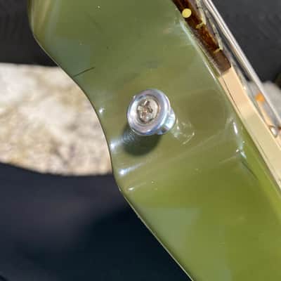 Video! 2019 Gibson Custom Shop Special Order '59 1959 Flying V Reissue Olive Drab Green image 14