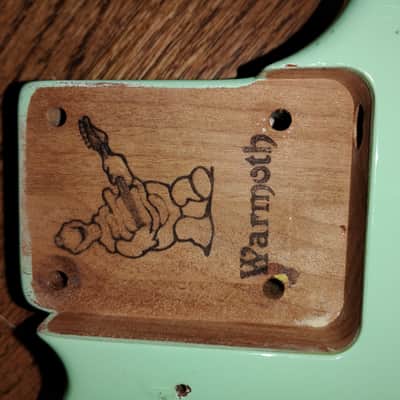 Warmoth Roasted Alder Telecaster Body Nitro Finished Surf Green image 4